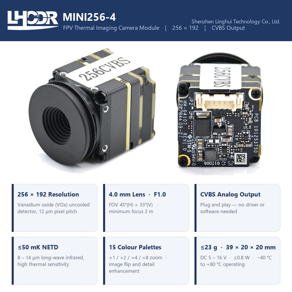 Thermal Camera Module for FPV  - Thermal Module 640X512 Core recension och pris