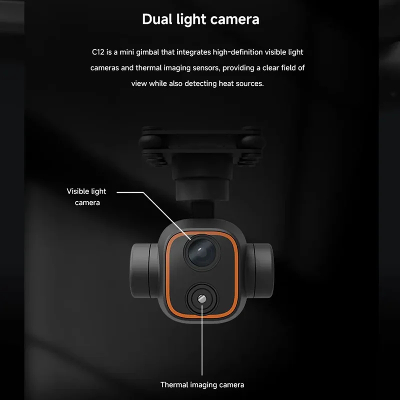 Skydroid C12 2K HD Thermal Ima - Thermal Imager Drone Gimbal recension och pris